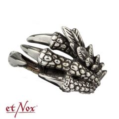 Inel din otel Dragon Claw