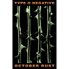 Poster textil TYPE O NEGATIVE - OCTOBER RUST