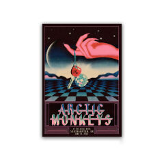 Placuta metalica decorativa Arctic Monkeys 2023