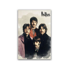 Placuta metalica decorativa The Beatles